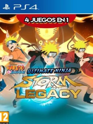 4 JUEGOS EN 1 NARUTO SHIPPUDEN ULTIMATE NINJA STORM LEGACY PS4