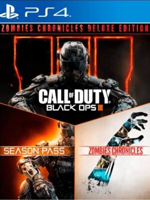 CALL OF DUTY BLACK OPS III MAS DLC ZOMBIES CHRONICLES MAS PASE DE TEMPORADA (FULL INGLES)PS4