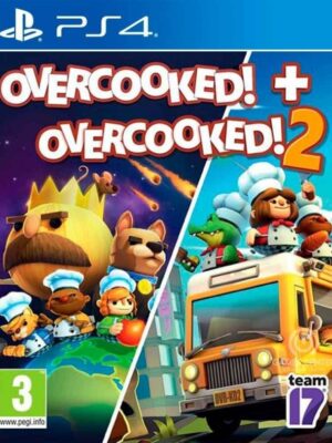 2 JUEGOS EN 1 OVERCOOKED MAS OVERCOOKED 2 PS4