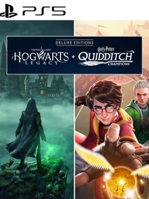 HOGWARTS LEGACY + HARRY POTTER: QUIDDITCH CHAMPIONS DELUXE EDITIONS BUNDLE PS5