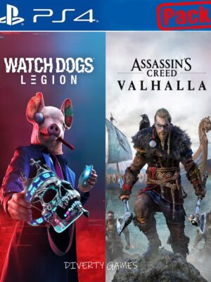 ASSASSINS CREED® VALHALLA + WATCH DOGS®: LEGION BUNDLE PS4