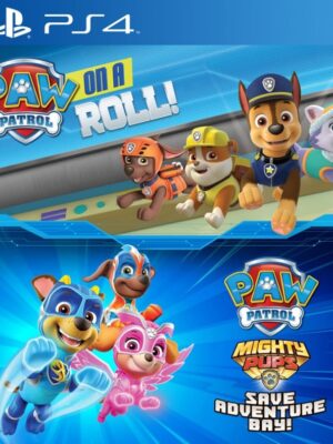 PAW PATROL ON A ROLL MAS PAW PATROL MIGHTY PUPS SAVE ADVENTURE BAY PS4