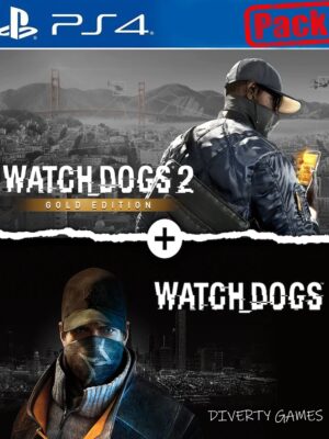 WATCH DOGS 1 + WATCH DOGS 2 GOLD EDITIONS BUNDLE PS4