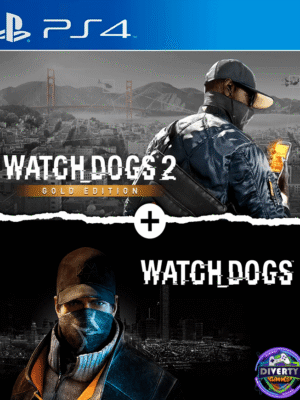 WATCH DOGS 1 + WATCH DOGS 2 GOLD EDITIONS BUNDLE PS4