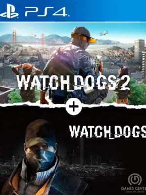 WATCH DOGS 1 + WATCH DOGS 2 STANDARD EDITIONS BUNDLE PS4