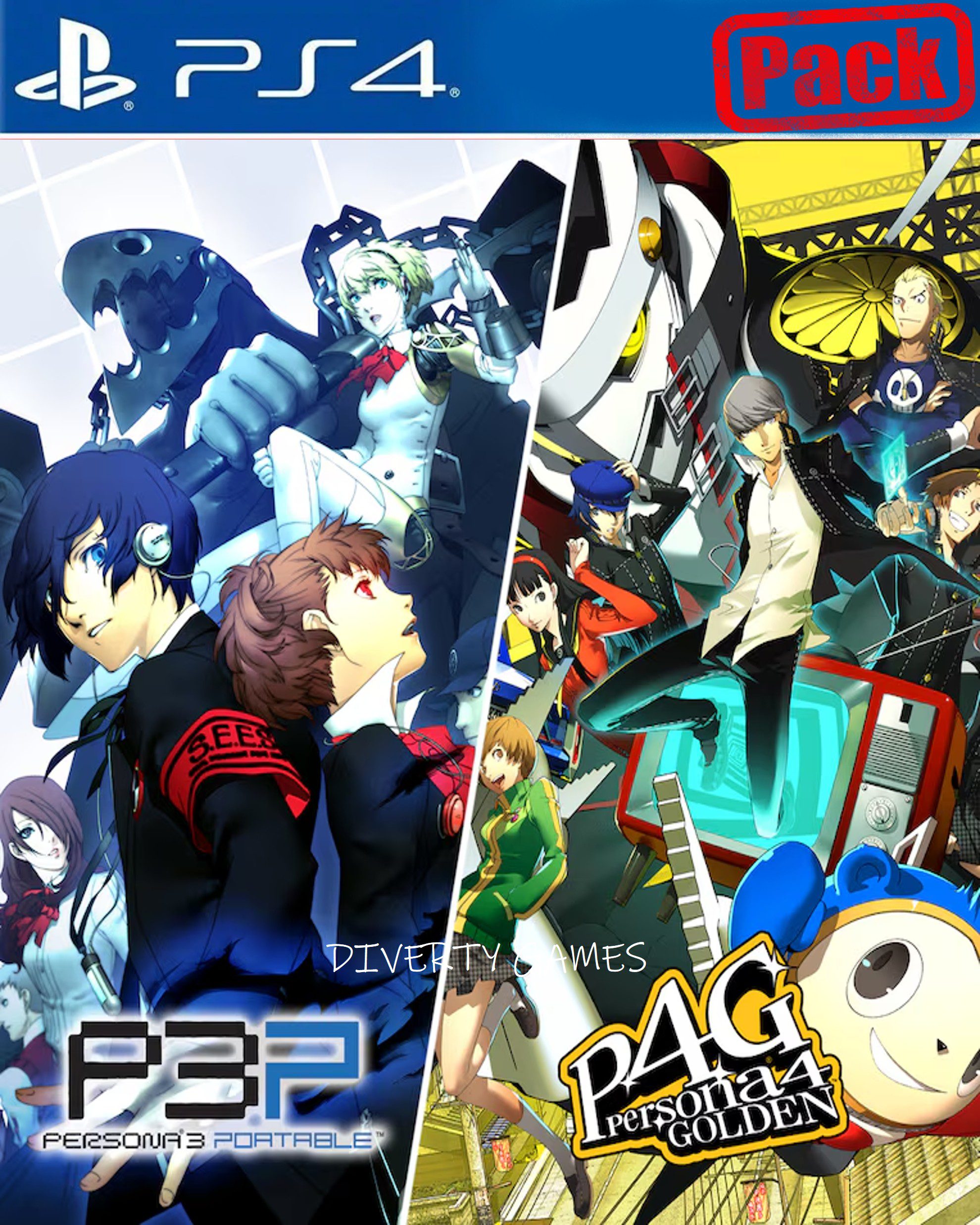 PERSONA 3 PORTABLE & PERSONA 4 GOLDEN BUNDLE PS4