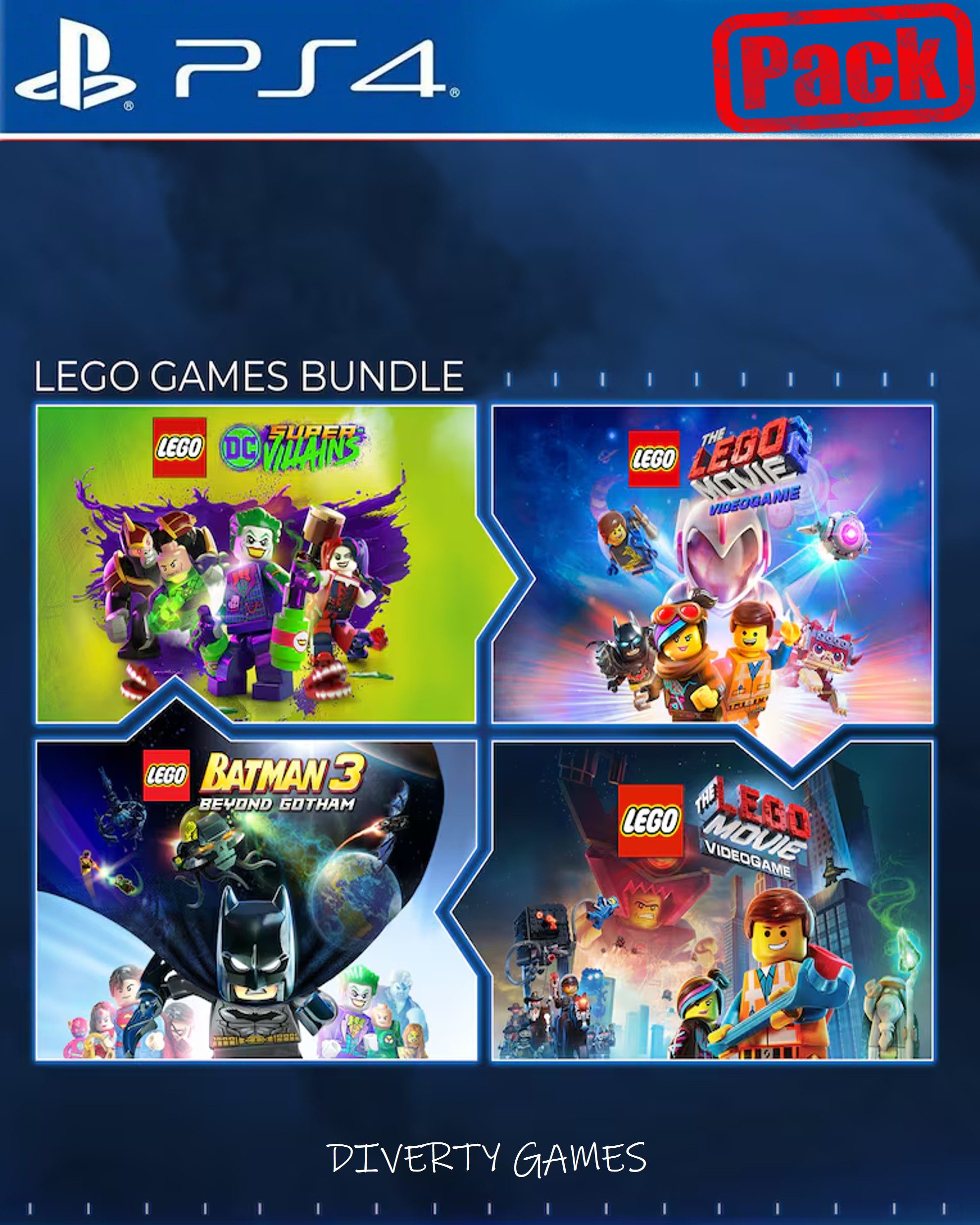 THE LEGO® GAMES BUNDLE PS4