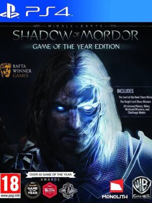 Middle Earth Shadow of Mordor Game of the Year Edition PS4