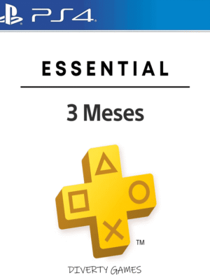 PS PLUS ESSENTIAL 3 MESES PS4 (FORMATO CUENTA)