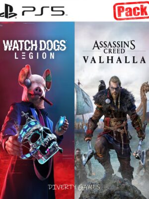 ASSASSINS CREED® VALHALLA + WATCH DOGS®: LEGION BUNDLE PS5