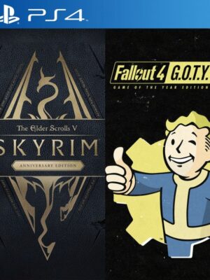 SKYRIM ANNIVERSARY EDITION + FALLOUT 4 G.O.T.Y BUNDLE PS4