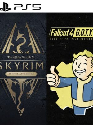 SKYRIM ANNIVERSARY EDITION + FALLOUT 4 G.O.T.Y BUNDLE PS5