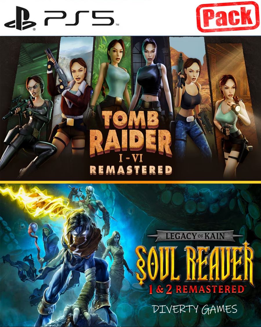 THE TOMB RAIDER & SOUL REAVER REMASTERED BUNDLE PS5