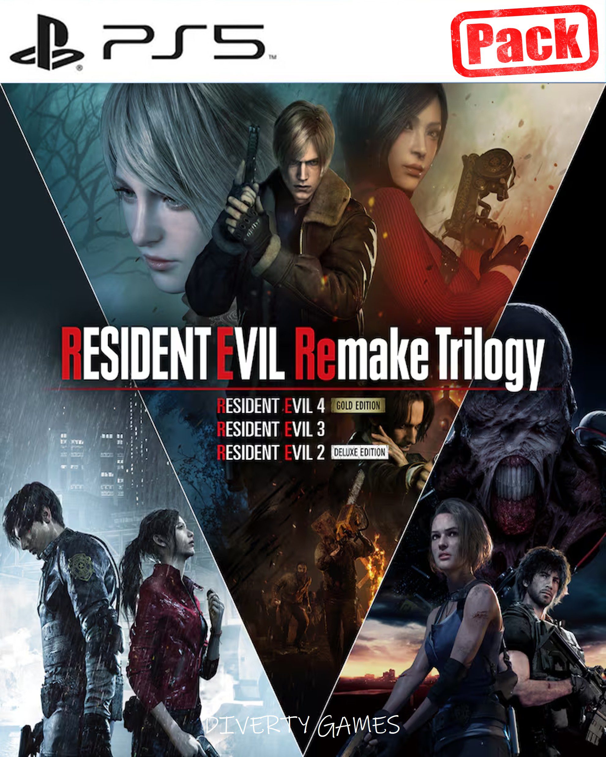 RESIDENT EVIL REMAKE TRILOGY PS5