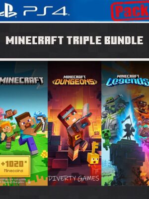 MINECRAFT TRIPLE BUNDLE PS4