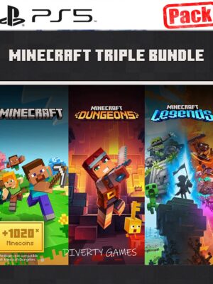MINECRAFT TRIPLE BUNDLE PS4