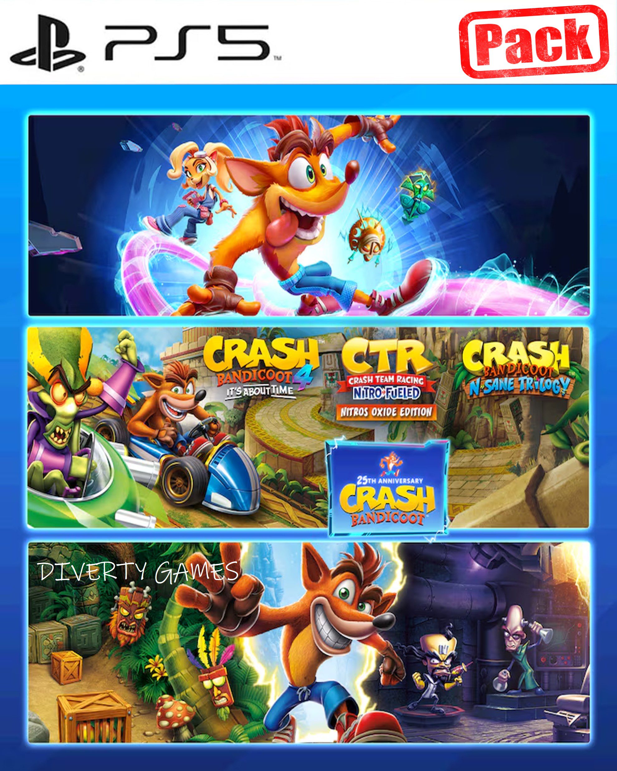 CRASH BANDICOOT™ - CRASHIVERSARY BUNDLE PS5