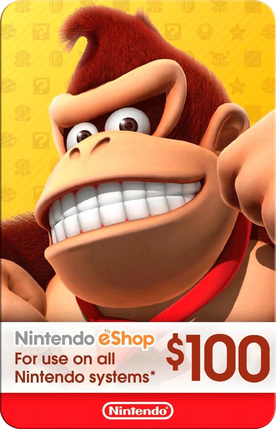 NINTENDO eSHOP GIFT CARD 100$ – USA (CODIGO DIGITAL)