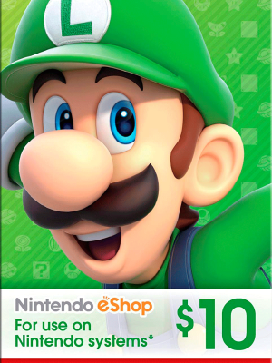 NINTENDO eSHOP GIFT CARD 10$ – USA (CODIGO DIGITAL)
