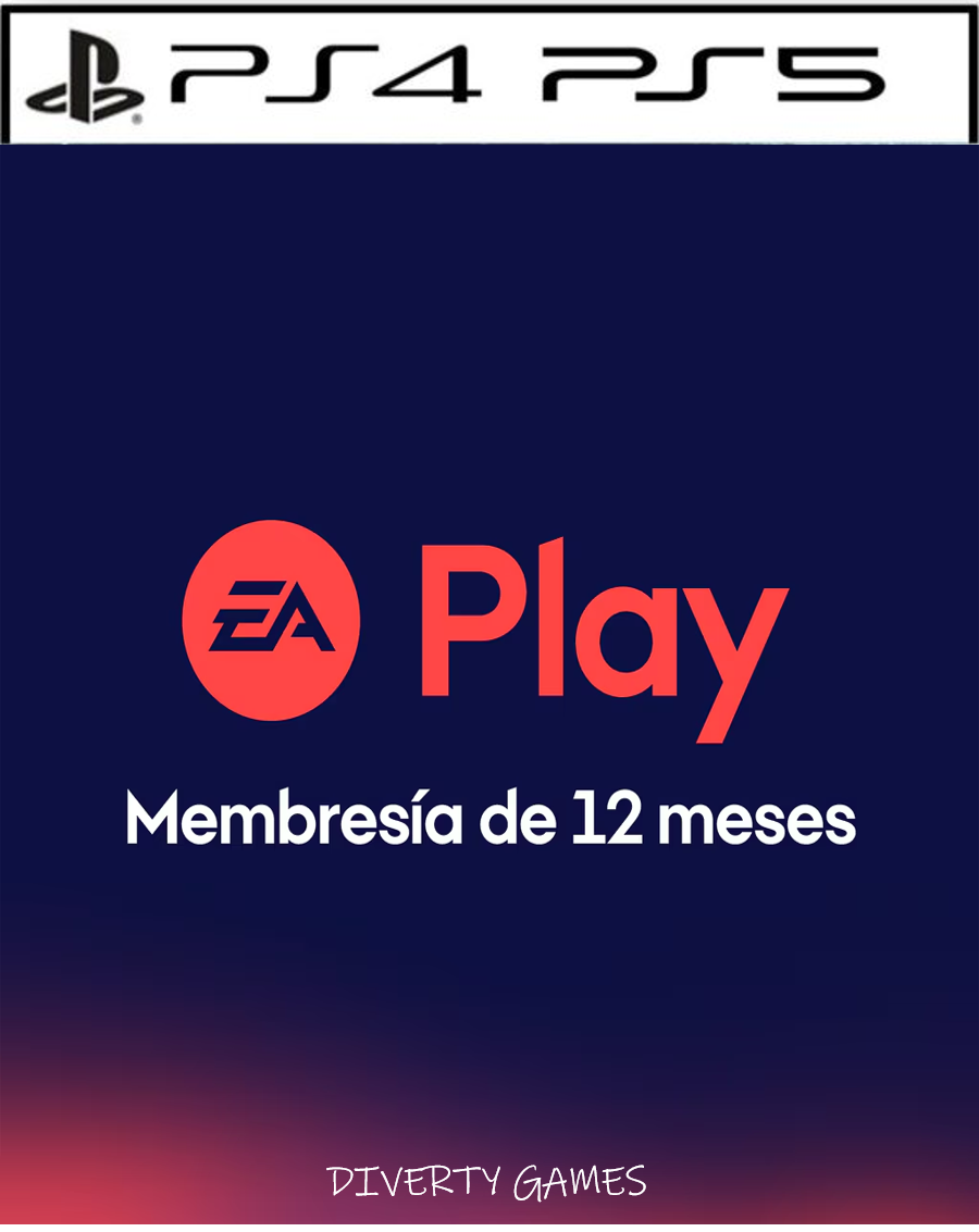 EA PLAY: 12 MESES CUENTA USA PS4 & PS5