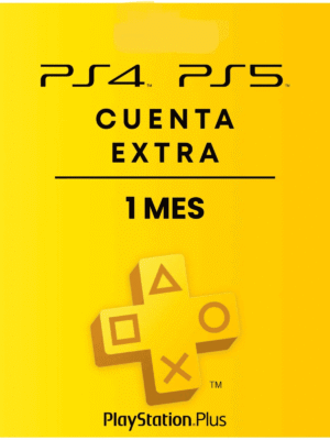 CUENTA PLUS EXTRA 1 MES PS4 & PS5