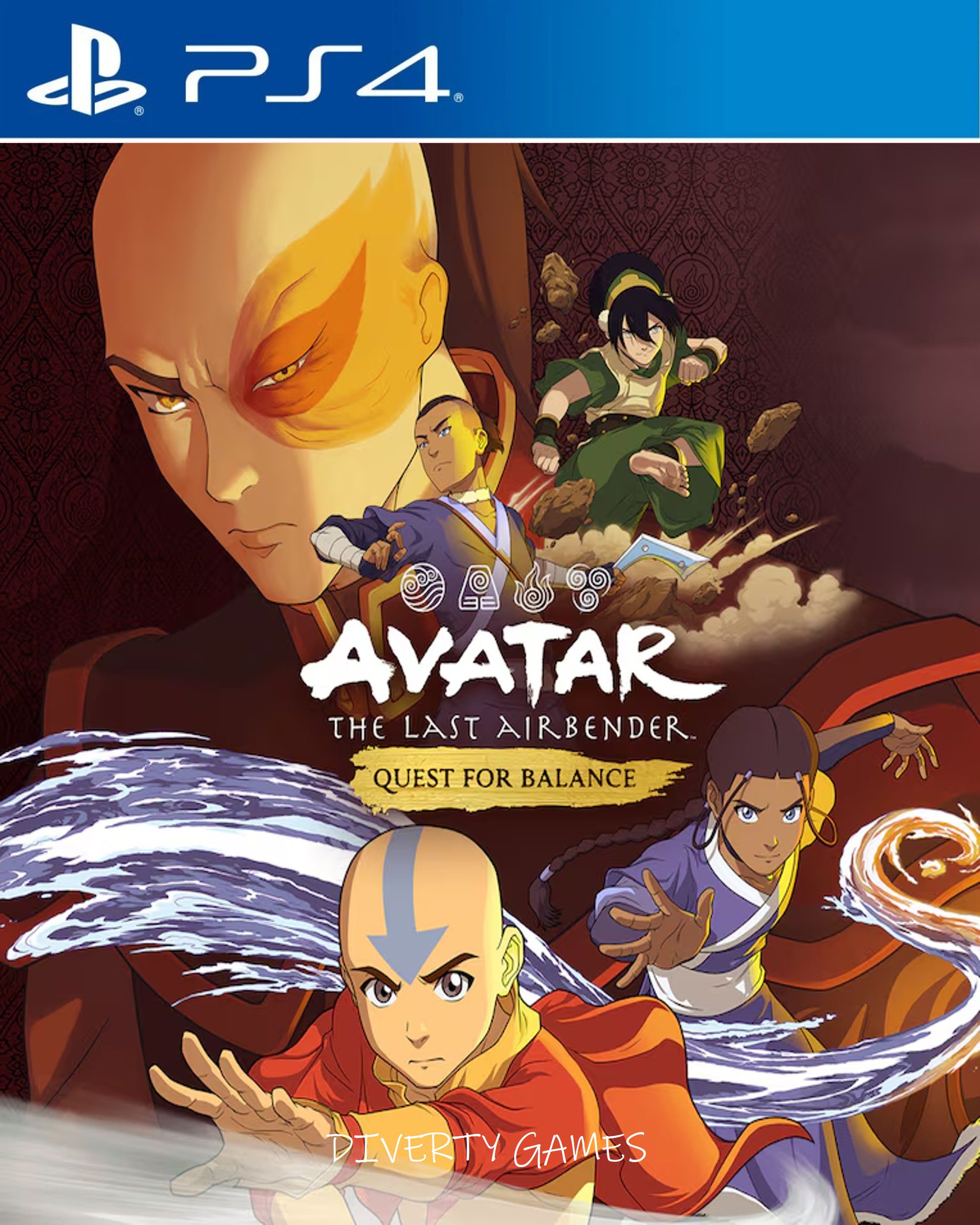 AVATAR THE LAST AIRBENDER: QUEST FOR BALANCE PS4