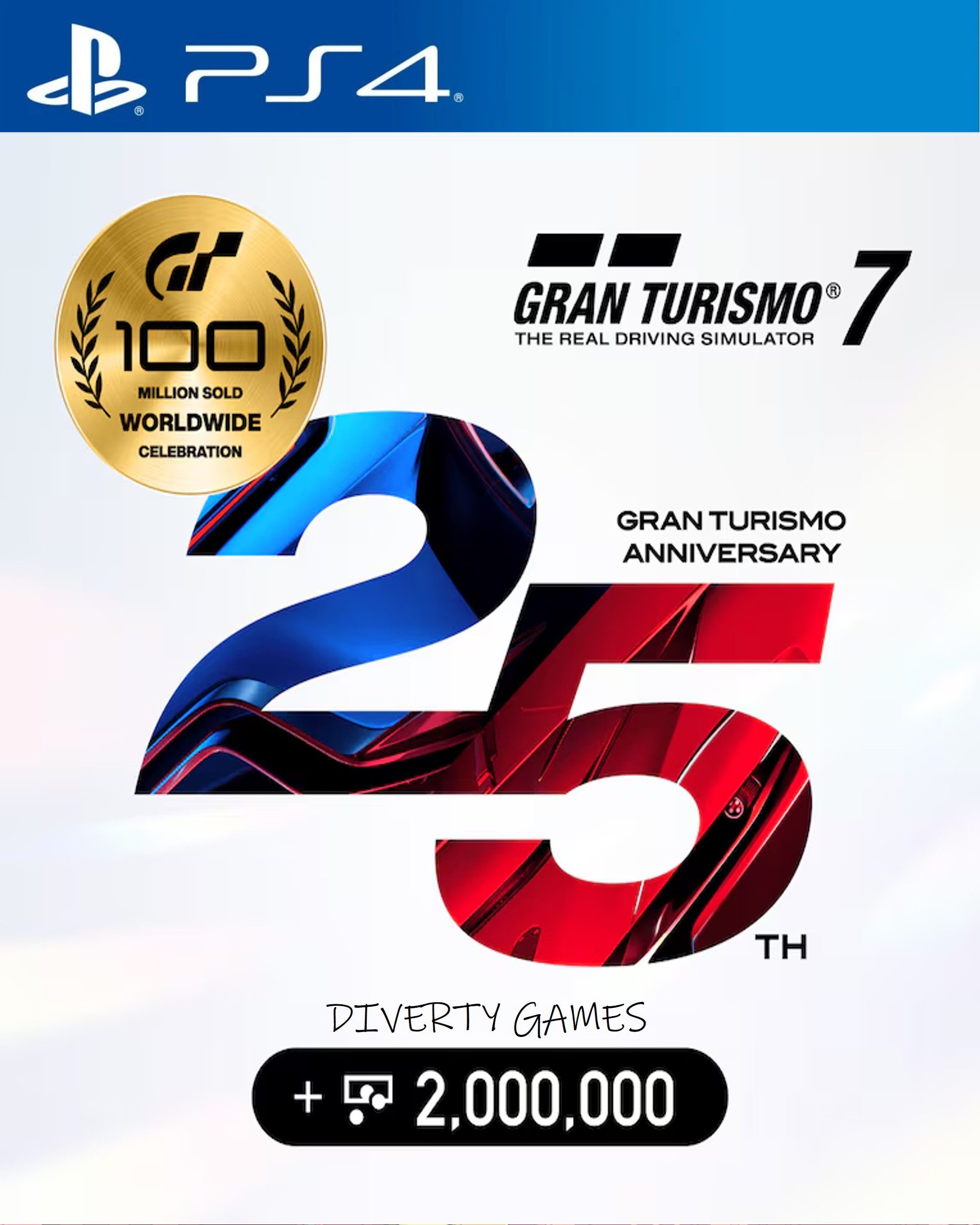 GRAN TURISMO® 7 25TH ANNIVERSARY DIGITAL DELUXE EDITION PS4