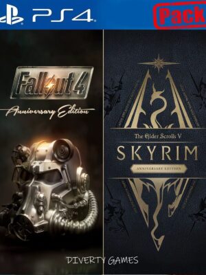 THE ELDER SCROLLS V: SKYRIM ANNIVERSARY EDITION + FALLOUT 4: ANNIVERSARY EDITION BUNDLE PS4