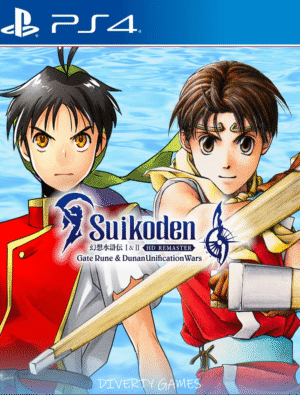 SUIKODEN I&II HD REMASTER GATE RUNE AND DUNAN UNIFICATION WARS PS4