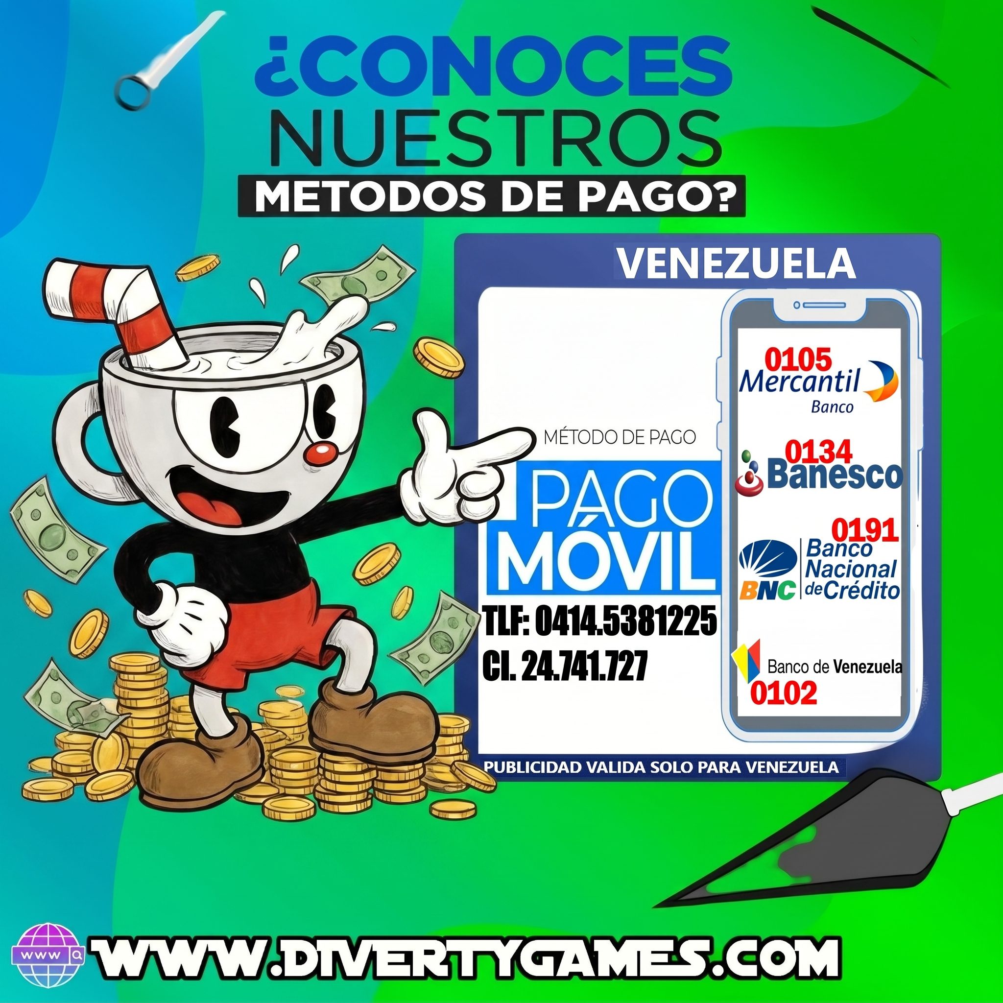 MEDIOS DE PAGO VENEZUELA