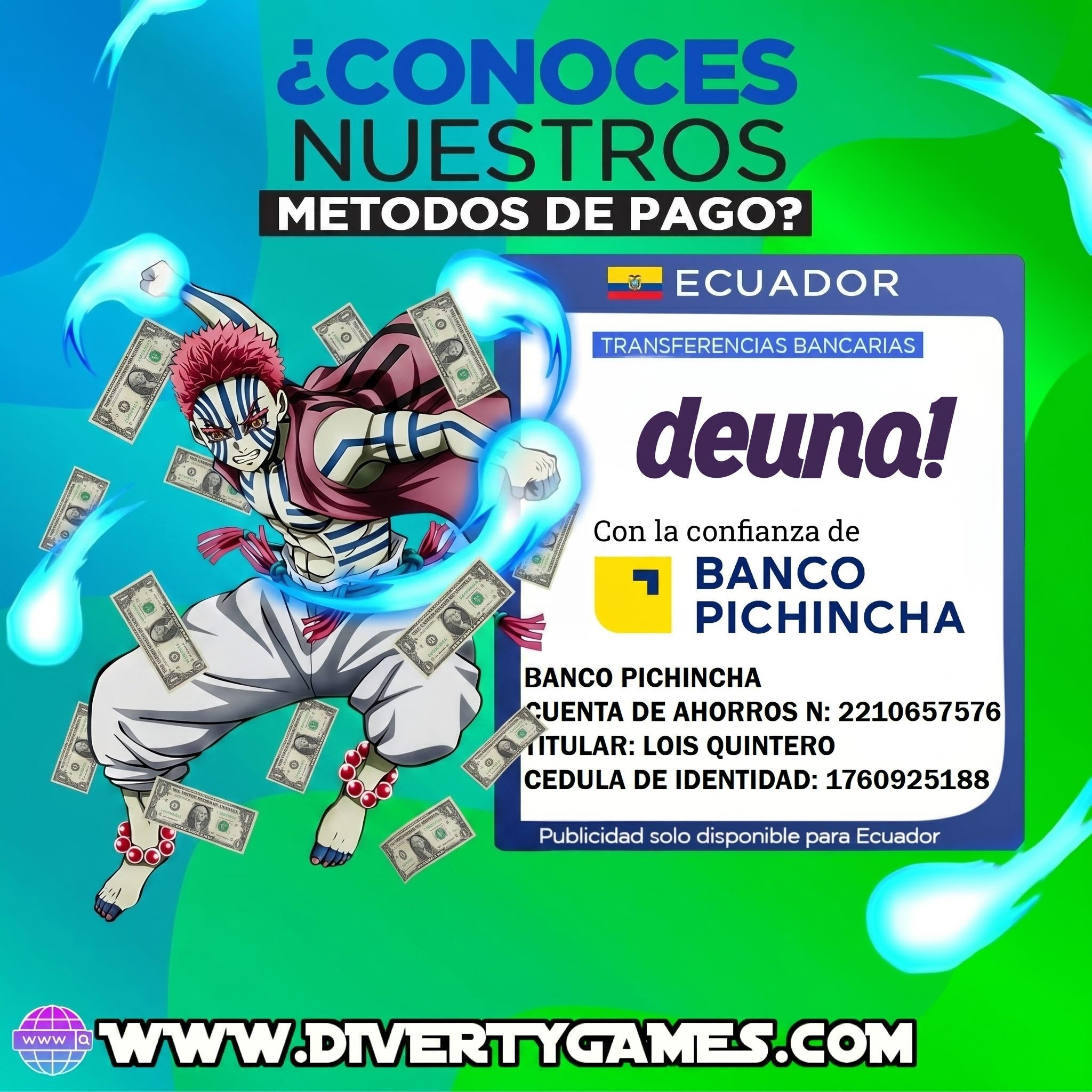 MEDIOS DE PAGO ECUADOR