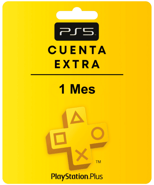 CUENTA PLUS EXTRA 1 MES PS5