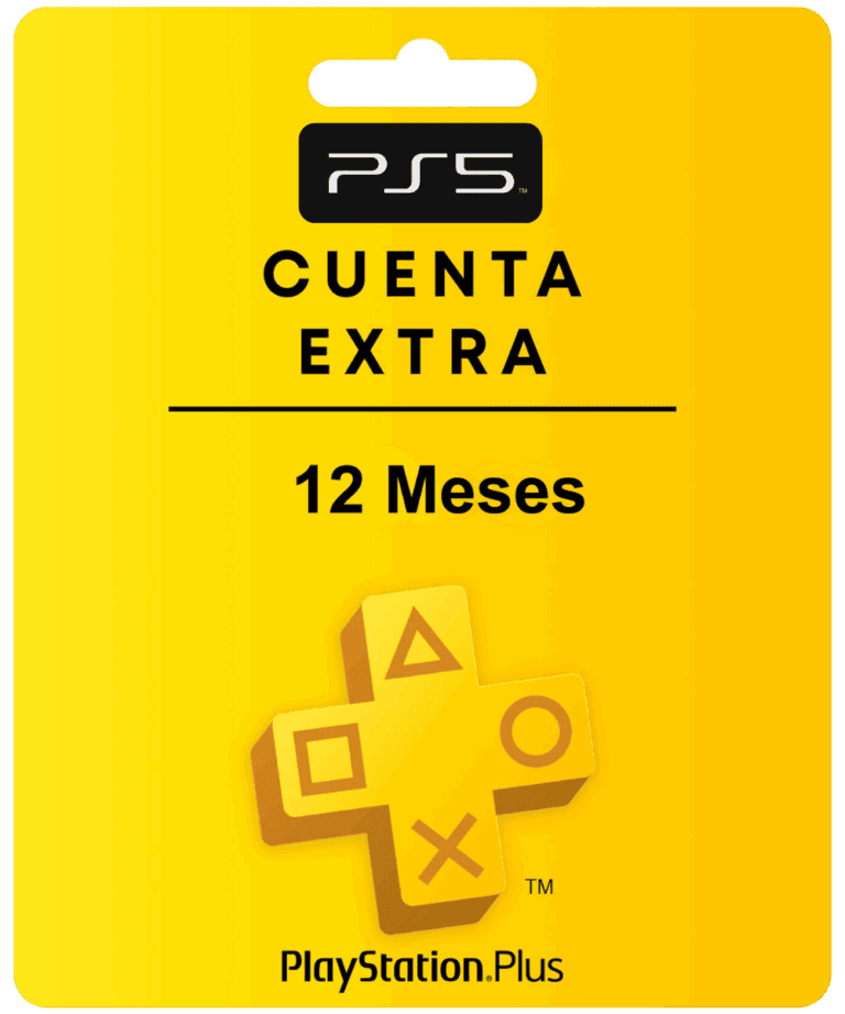 CUENTA PLUS EXTRA 12 MESES PS5