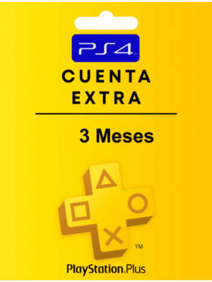CUENTA PLUS EXTRA 3 MESES PS4