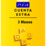CUENTA PLUS EXTRA 3 MESES PS4