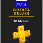 CUENTA PLUS DELUXE 12 MESES PS4