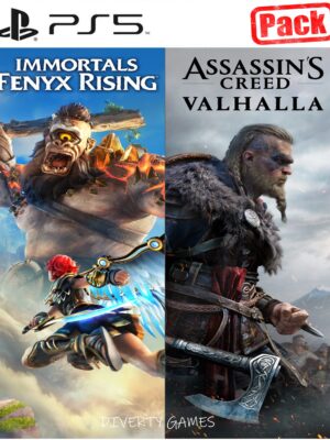 ASSASSINS CREED VALHALLA + IMMORTALS FENYX RISING BUNDLE PS5