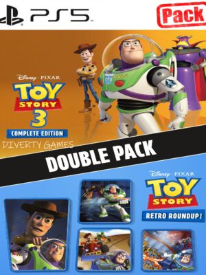 DISNEY/PIXAR TOY STORY: RETRO ROUNDUP! + TOY STORY 3 COMPLETE EDITION DOUBLE PACK PS5